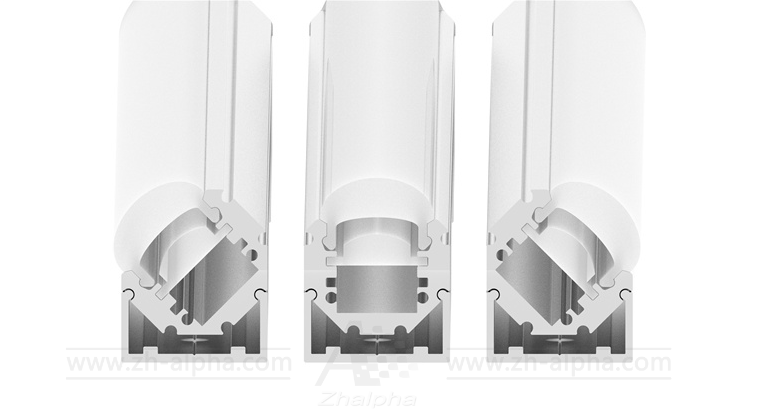 Narrow beam angle 10 30 60 90 degree asymmetric led aluminum profile for wall washer 